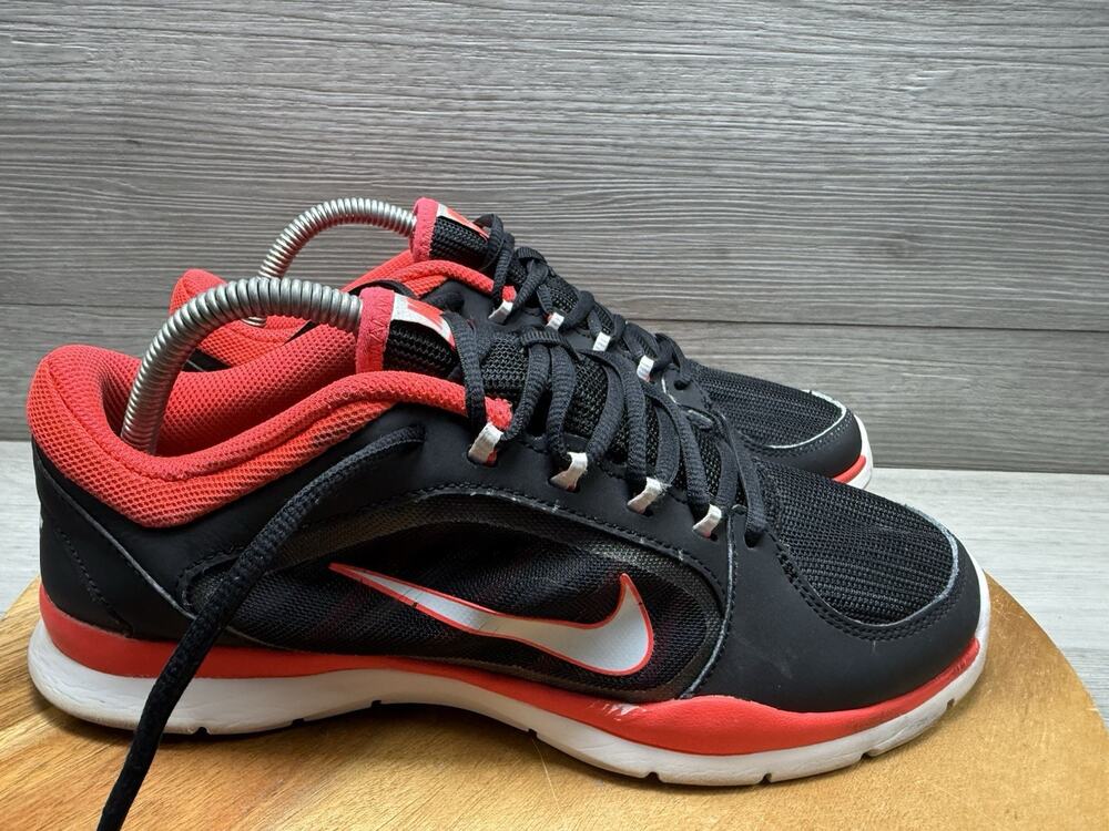 Nike Flex Trainer 4 Black Pink Womens 643083-002 Sneakers Size 9.5